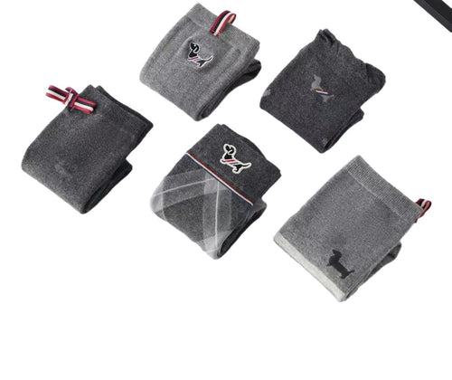 2025SS Dog charm embroidered socks