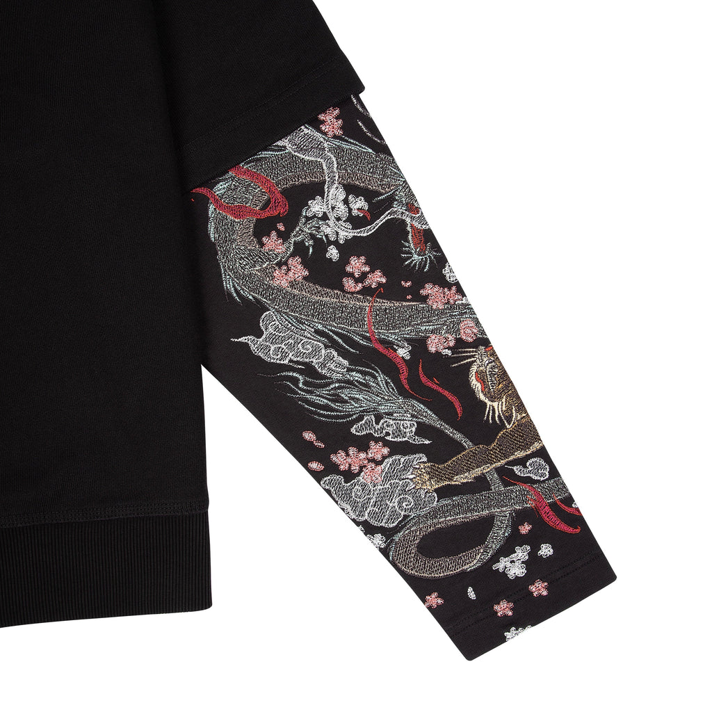 "yakuza" double sleeve Hoodie